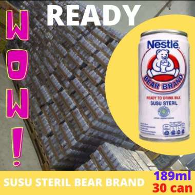 SUSU STERIL BEAR BRAND 1 KARTON ISI 30 KALENG