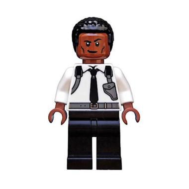 LEGO SH554 - Marvel Super Heroes Young Nick Furry Minifigure w. Weapon