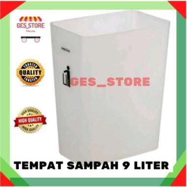Tempat Sampah Plastik Putih - 9 Liter/tempat sampah dapur