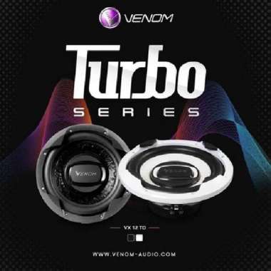 SUBWOOFER VENOM TURBO 12INCH VX-12TO Hitam