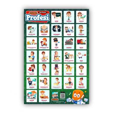 Marbel Profesi Bilingual Poster