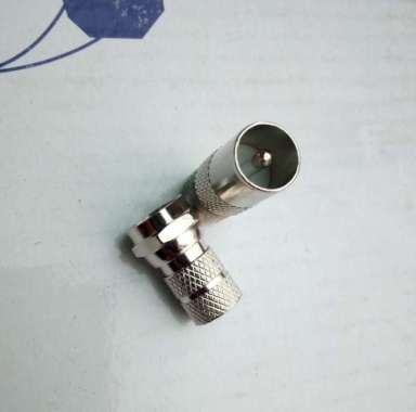Jack tv drat / f to tv + connector antena tv
