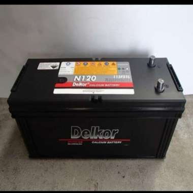 Aki Fuso/ Delkor MF N120 / Made in Korea Aki Genset Alat Berat