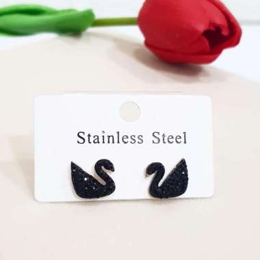 Anting Premium Korea Angsa Lapis Emas 18 K