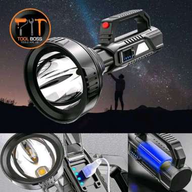 Lampu Senter LED Besar Emergency Outdoor Anti Air - USB Charger SL 06