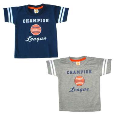 PLEU T-shirt Champions League Baju Kaos Anak Laki-Laki 12 bulan Navy