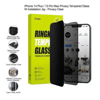 Ringke iPhone 14 Plus Privacy Tempered Glass Privacy Clear