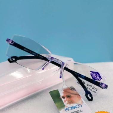 Free Ongkir Kacamata Baca Plus Double Focus Dua Fungsi Untuk Jalan Dan Baca lensa anti Blueray +1.25