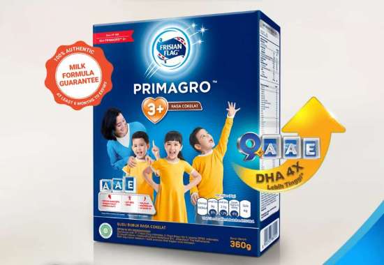 Promo Harga Frisian Flag Primagro 3 Cokelat 360 gr - Blibli