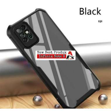 Case INFINIX NOTE 8 Casing Shockproff Camera Protection Transparan