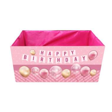 Box Hampers Birthday Kotak Hampers Box Gift Souvenir Ulang Tahun Goodie 8 Balon Fanta