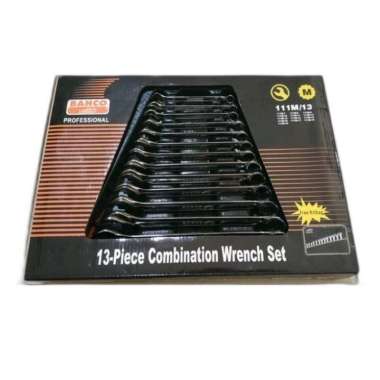 (ex hadiah 100% segel) kunci ring pas set bahco 13pc asli