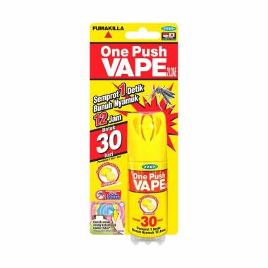 Makassar - Fumakilla Vape One Push Vape Lemon Cairan Pembasmi Nyamuk -  Multicolour [Untuk 30 Hari] 