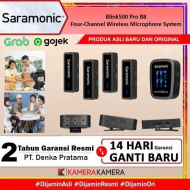 KameraKamera Saramonic Blink 500 Pro B8 Wireless Microphone TXS + 4RX Blink500