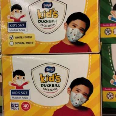 Sensi Duckbill Kids Face Mask 40 pcs