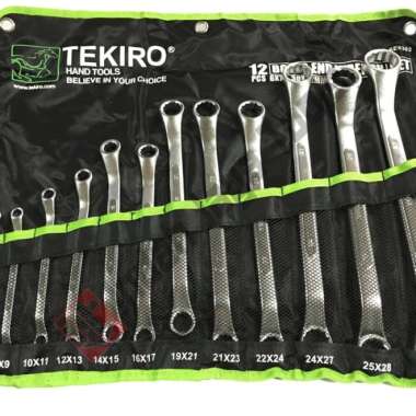 TEKIRO Kunci Ring Set 12 Pcs 6 - 32 mm - Box End Wrench Set