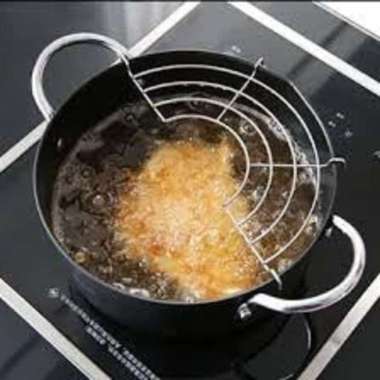 PANCI MASAK GORENG DENGAN TATAKAN - TEMPURA NABE