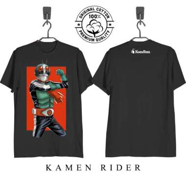 Kaos KAMEN RIDER FUN CORNER SATRIA BAJA HITAM KAMEN RIDER HITAM XL