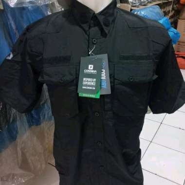 kemeja Consina Borneo lengan pendek kemeja lapangan Consina Borneo original new XL black