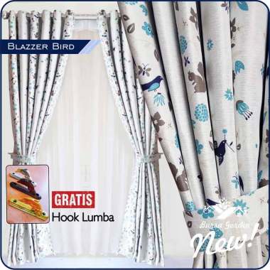 Jual Gorden Jendela Biru Terbaru Harga Murah Blibli Com