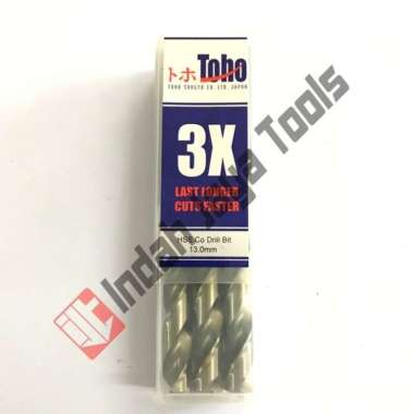 Mata Bor Besi 13 mm TOHO HSS Cobalt Stainless