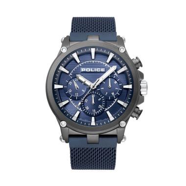 Police Multifunction  Jam Tangan Pria [Original/ 15920JSBL/03MM] Blue Grey