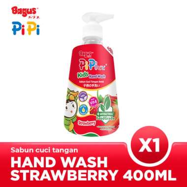 Bagus Pipi Kids Hand Wash Botol 400 ml Strawberry