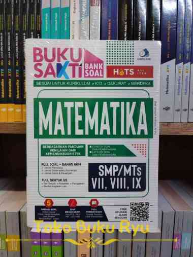 Buku sakti Bank Soal Matematika Kelas 7/8/9 SMP/MTs