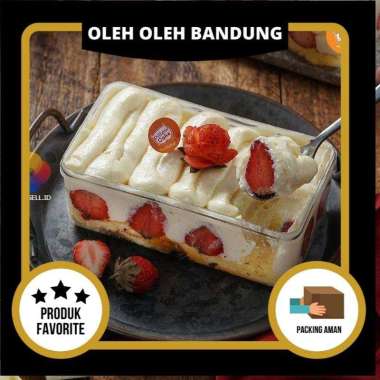 Pillow Cake - Strawberry Cheese Cake - Oleh Oleh Kue Bandung