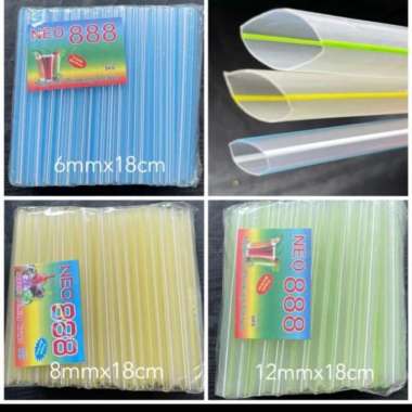 sedotan plastik buble pop ice 6mm 8mm dan 12mm 8mm
