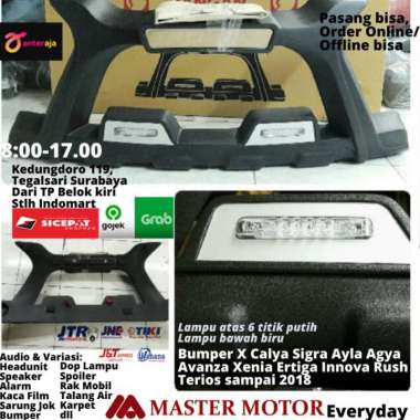 Tanduk Bumper X Depan Avanza Xenia Terios Rush Ertiga Innova Ayla Agya