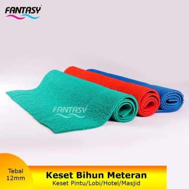 Fantasy Karpet Antislip Bihun Economic Meteran Tebal 18mm Karpet Mie Keset Kaki Alas Mobil Karpet Ke