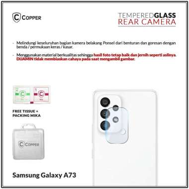 Samsung A73 (5G) - Copper Tempered Glass Kamera