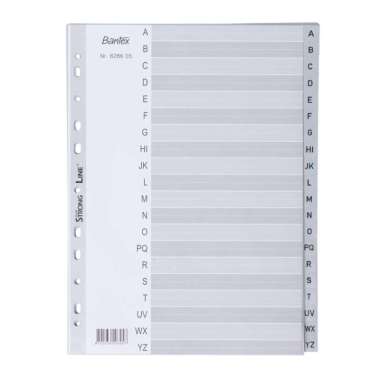 DIVIDER BANTEX INDEX 6286 A4 A-Z