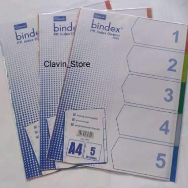 Divider Bindex 2905 A4 (5 warna)