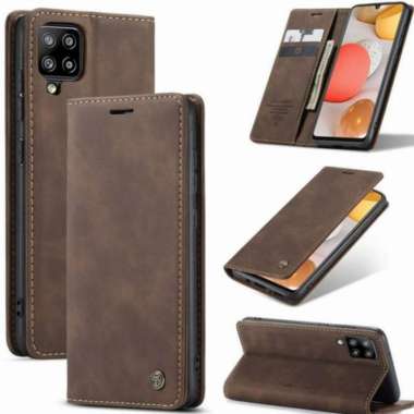 FLIP CASE CASEME SAMSUNG M22 FLIP CASE DOMPET KULIT ORIGINAL