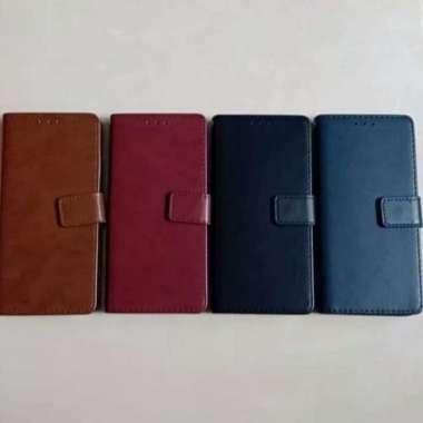 FLIP COVER WALLET XIAOMI REDMI NOTE 10 PRO / NOTE 10 LEATHER KULIT REDMI NOTE 10 Biru