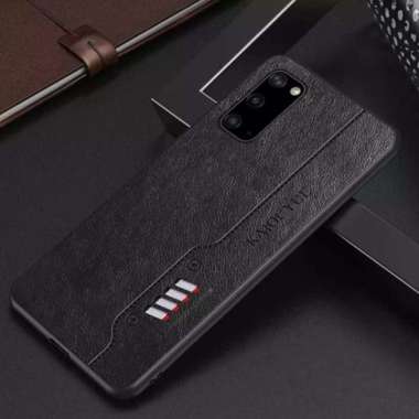 SLIM CASE KULIT XIAOMI REDMI 9T CASING KAIOUYUE DESAIN ORIGINAL Hitam