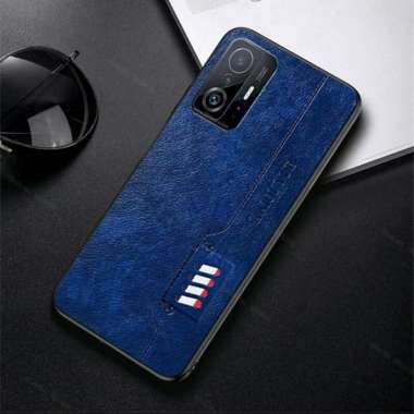 SOFT CASE XIAOMI 11T / 11T PRO CASING KULIT KAIOUYUE DESAIN ORIGINAL 11T PRO Biru