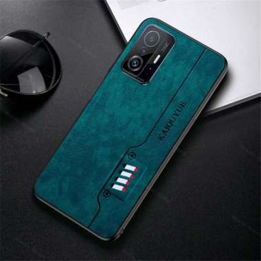 SOFT CASE XIAOMI 11T / 11T PRO CASING KULIT KAIOUYUE DESAIN ORIGINAL 11T PRO Hijau