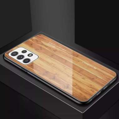 Soft Case SAMSUNG A73 5G Casing Serbuk kayu Original Case C