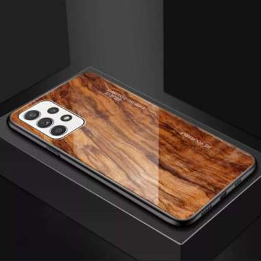 Soft Case SAMSUNG A73 5G Casing Serbuk kayu Original Case F