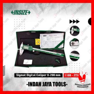 INSIZE 1108-200 Sigmat Digital 8 Inch 200 mm - Jangka Sorong Caliper