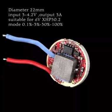 DRIVER CONVOY S11 CREE XHP50.2 22MM 1 CELL 6V 4 MODE