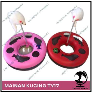 Mainan Kucing Bola Single / Cat Toy Circular TY17