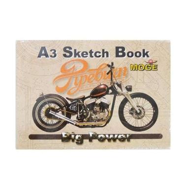 Kiky Sketch Book Buku Gambar [A3/ 50 Lembar] multi warna