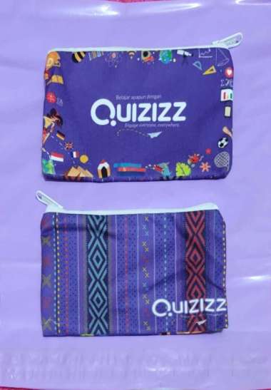 Tempat Pensil Quizizz Motif Batik 3 Multicolor