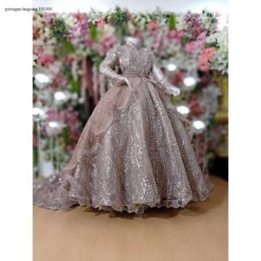 Baju pakaian gaun pengantin busana pernikahan wanita gown dress wedding dress muslim perempuan hijab
