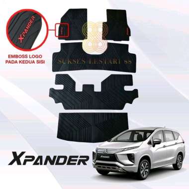 Karpet Mobil Mitsubishi Xpander Logo Merah