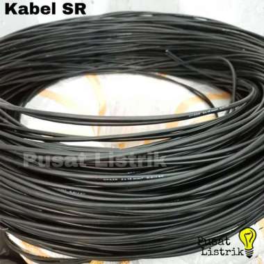 Kabel SR 2x10mm Twisted Kabel Tiang Listrik Hitam Harga Permeter